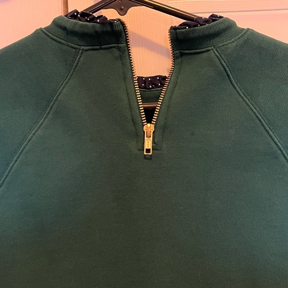 J. Crew Factory Sweatshirt XS dark green - Picture 3 of 7